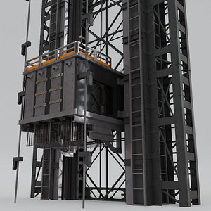 3D Freight Elevator