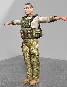 3d soldier