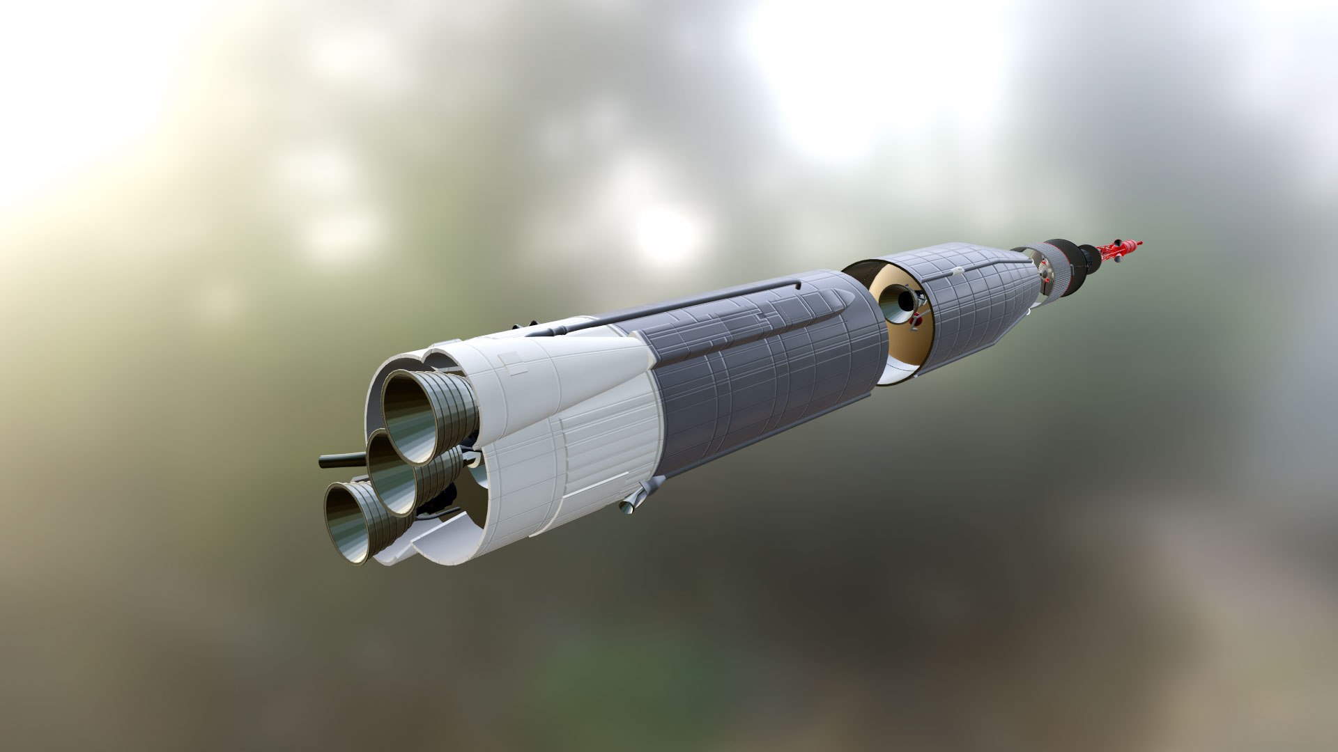 Nasa Mercury 6 Friendship 3d Model