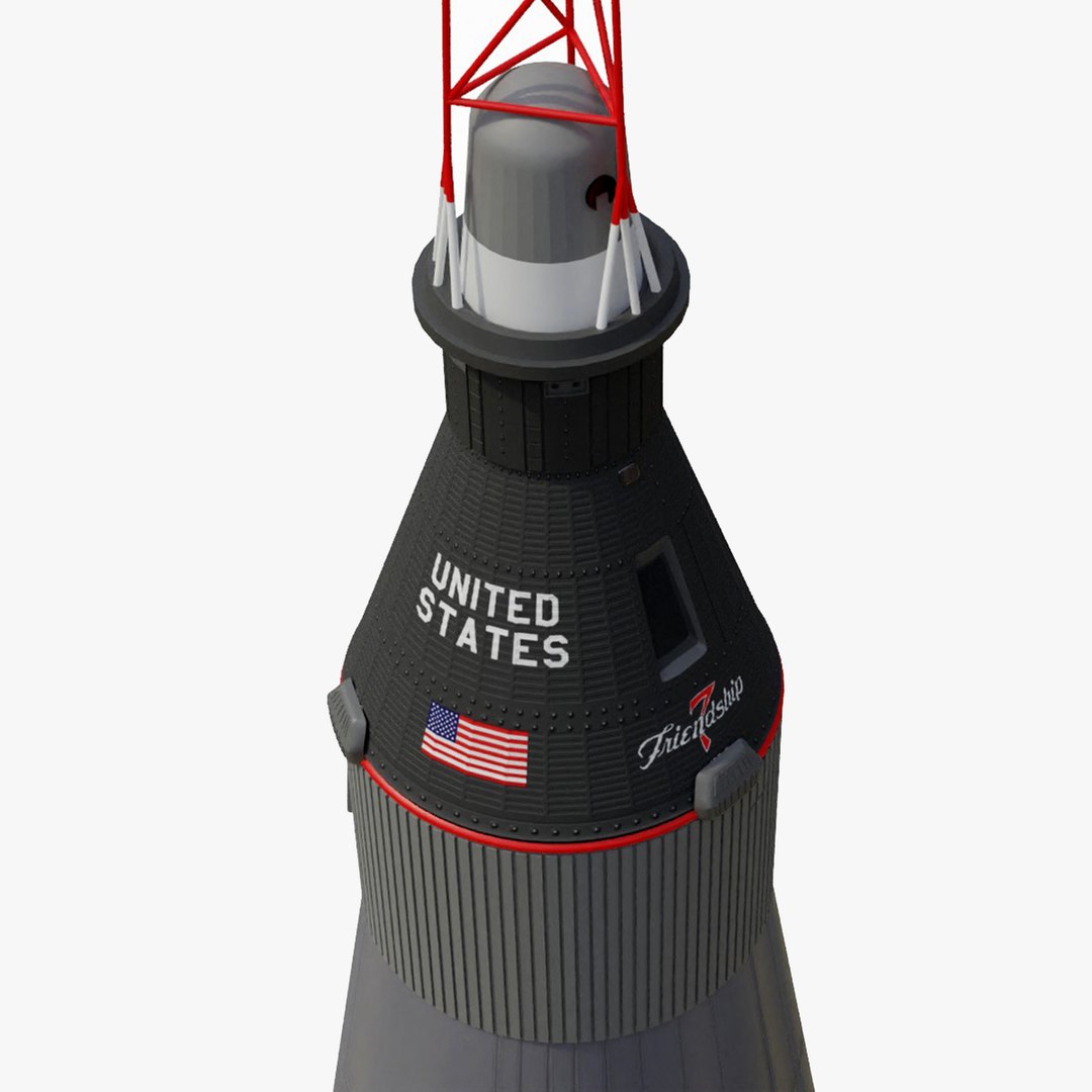 Nasa Mercury 6 Friendship 3d Model