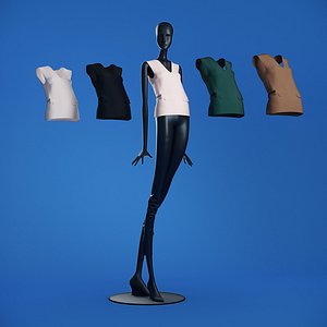 3D blouses mannequin