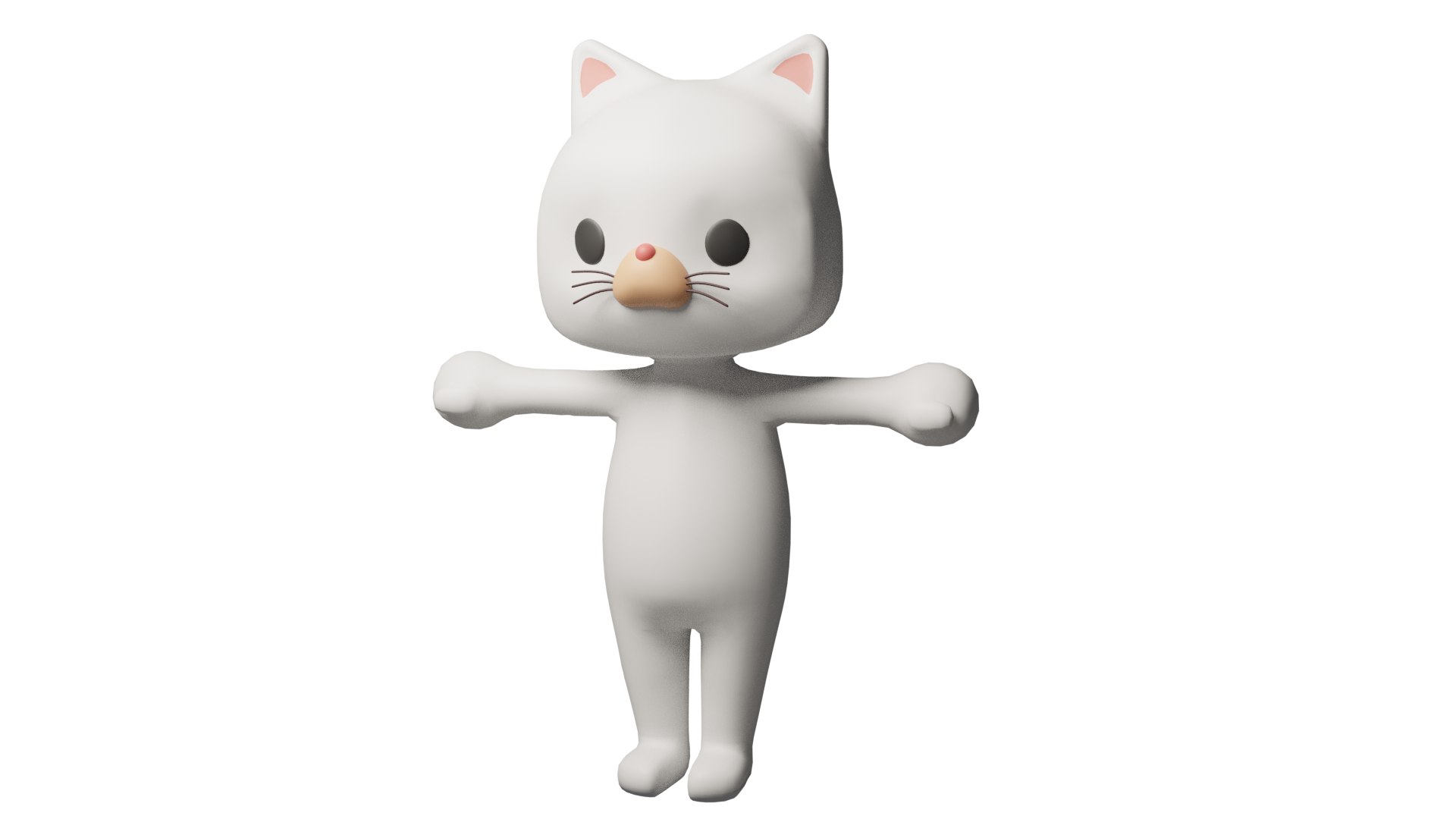 3D Cartoon Cat Rigged Model - TurboSquid 2186688