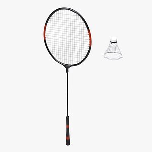 3d badminton racket