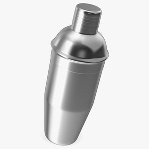 Stainless Steel Cocktail Shaker 3D model