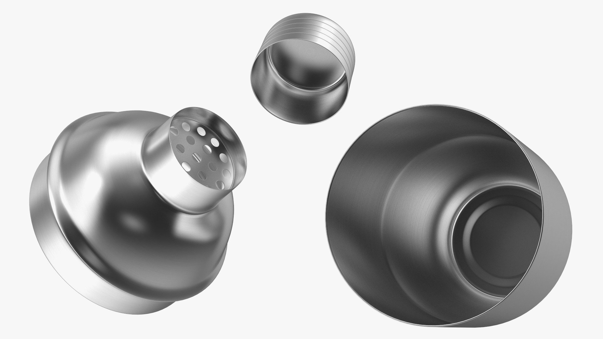 Stainless Steel Cocktail Shaker 3D Model - TurboSquid 2139429