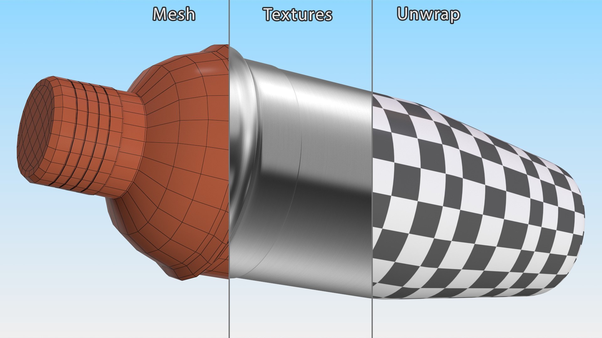 Stainless Steel Cocktail Shaker 3D Model - TurboSquid 2139429