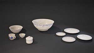 bowl ceramic 3D model