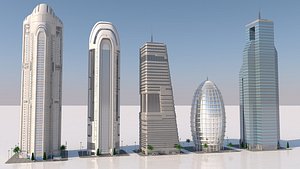 futuristic skyscrapers