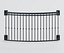 Bow Front Metal Juliet Balcony with Mounting Plates
