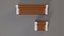 Modern Wooden Slat Outdoor Bench and Armchair Set