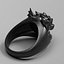 Ring with a small dragon 3D model