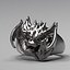 Ring with a small dragon 3D model