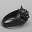 Ring with a small dragon 3D model