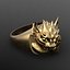 Ring with a small dragon 3D model