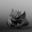 Ring with a small dragon 3D model