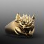 Ring with a small dragon 3D model