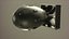 3D Nuclear Bomb Fatman Black PBR