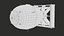 3D Nuclear Bomb Fatman Black PBR