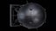 3D Nuclear Bomb Fatman Black PBR