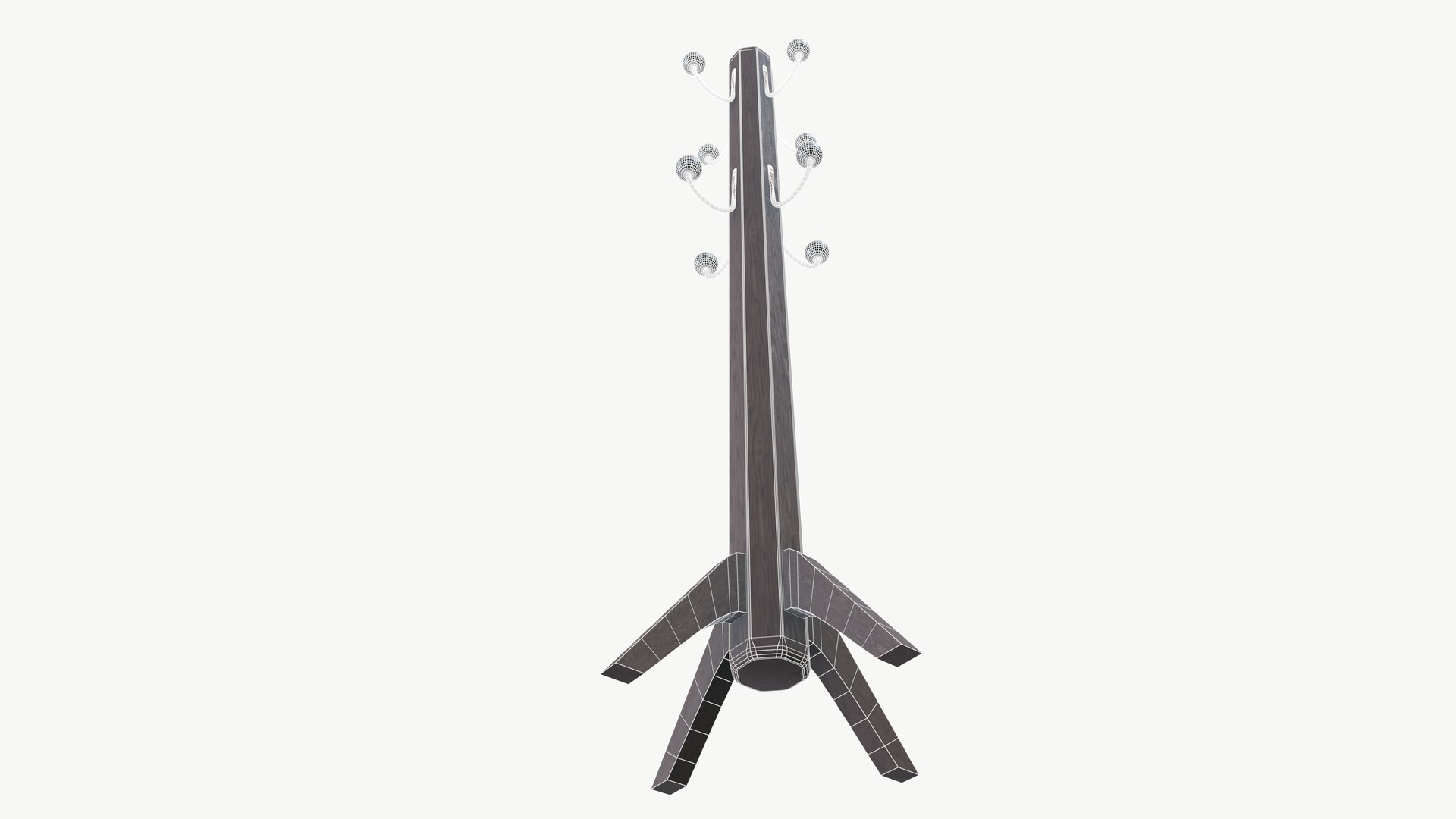 3D Model Coat Rack - TurboSquid 2295586