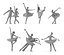 Low Poly Posed People Pack 19 - Ballet and Ballerina