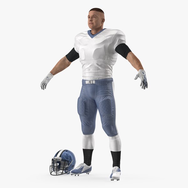 American Football Uniform 3D Model