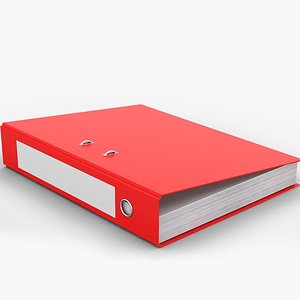 Red File Holder