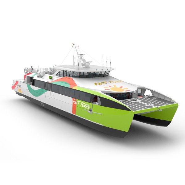 高速双胴船フェリー3Dモデル - TurboSquid 2001067