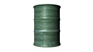 free obj model metal barrel
