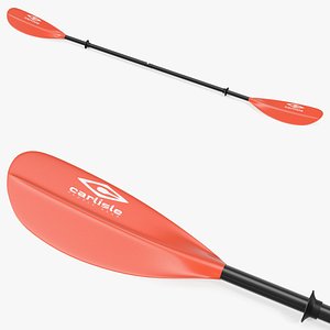 3D model Aluminium Kayak Paddle