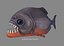lowpoly Piranha
