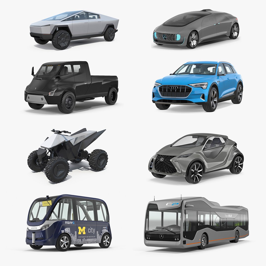 Concept Cars Collection 3 3D model preview