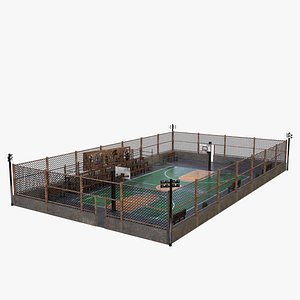 Basketball Court - 3d Model