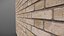 Ceramic yellow bricks masonry