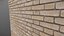 Ceramic yellow bricks masonry