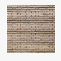 Ceramic yellow bricks masonry