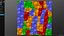 Ceramic yellow bricks masonry