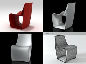 3D sign chair