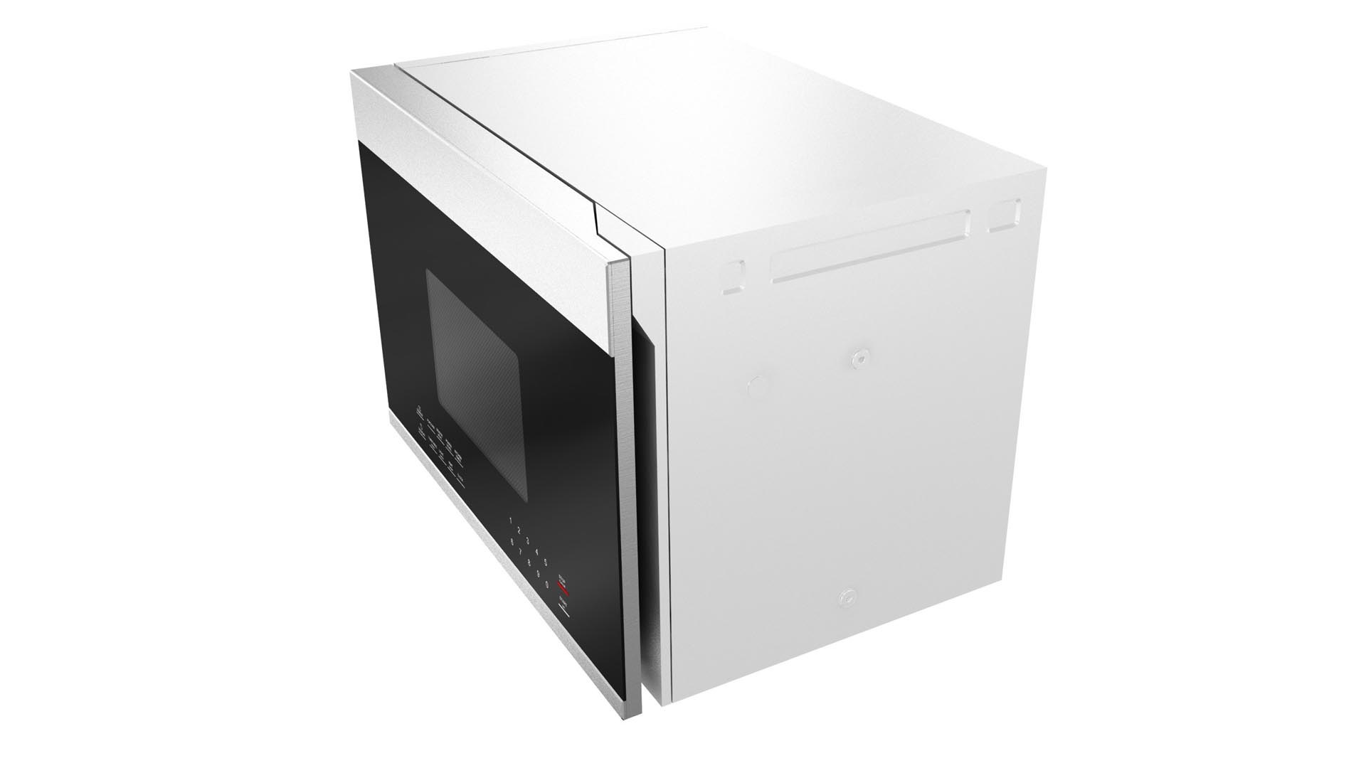 FORNO 1000-Watt Built-In Microwave With Sensor Cooking Controls And ...