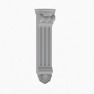 Scroll Corbel 53 - 3D Printable