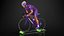 Plataforma de entrenamiento con ruedas para ciclistas