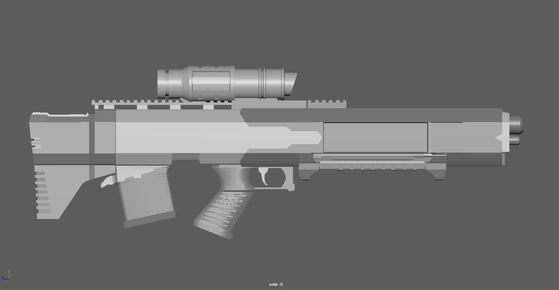 Sci-fi Gun 3D - TurboSquid 1411161