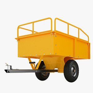 Heavy Duty Trailer Steel Dump Cart 02