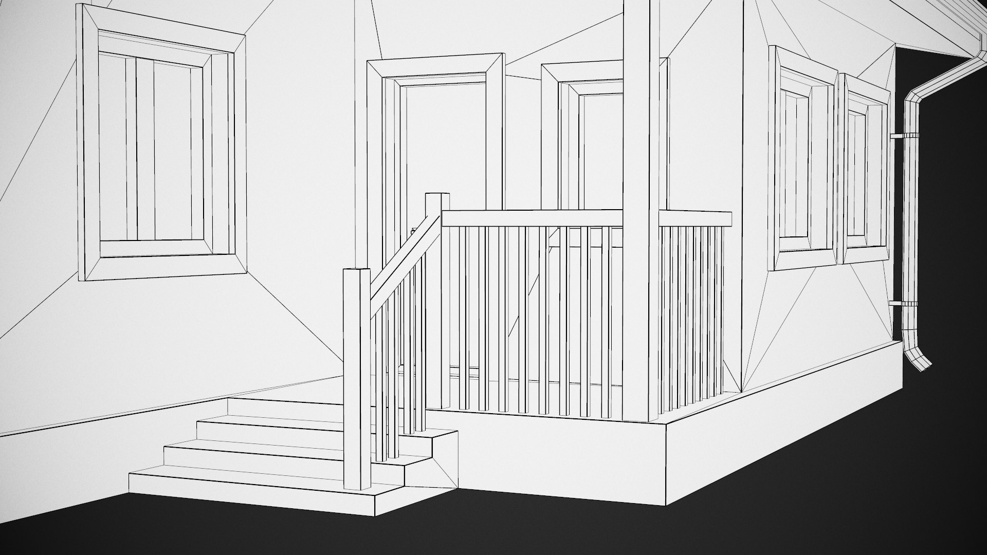 3D gameready cottage 8 house model https://p.turbosquid.com/ts-thumb/v2/VB9rYu/eYECM9xX/wireframe6/png/1569935253/1920x1080/fit_q87/e933db54deb0d220dd73e6e4ee79e70e970a3d33/wireframe6.jpg