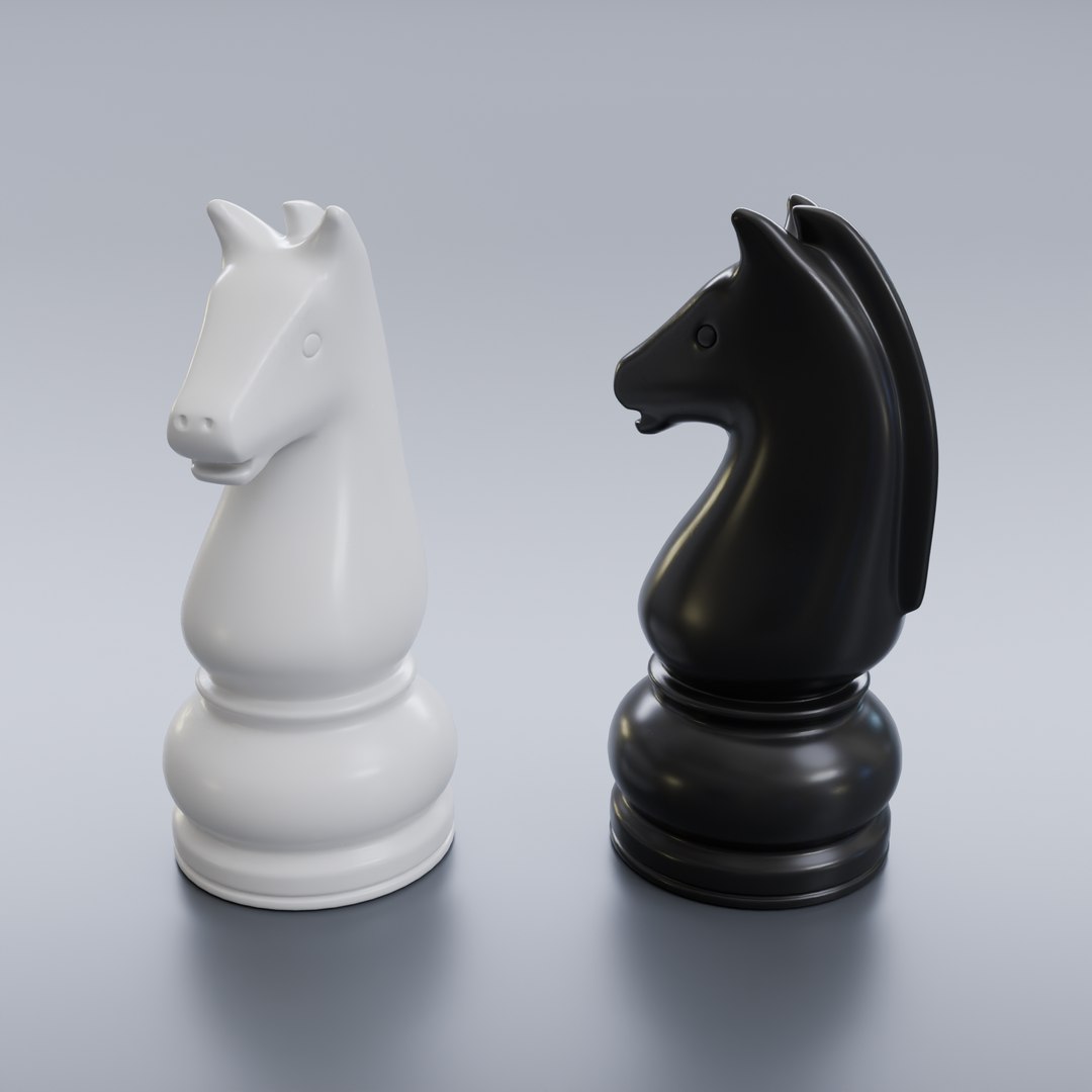 3D Chess Piece Knight - TurboSquid 2318566