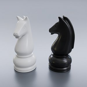 3D Chess Piece Knight