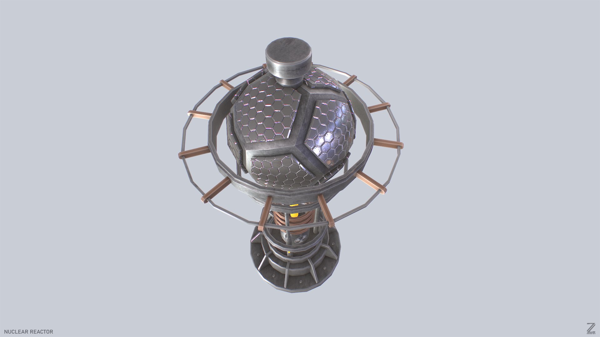 Nuclear Reactor Model - TurboSquid 2425130