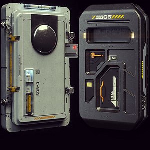 Scifi Moonbase Doors