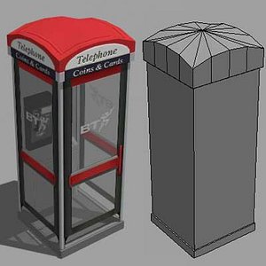 phone box 3d model