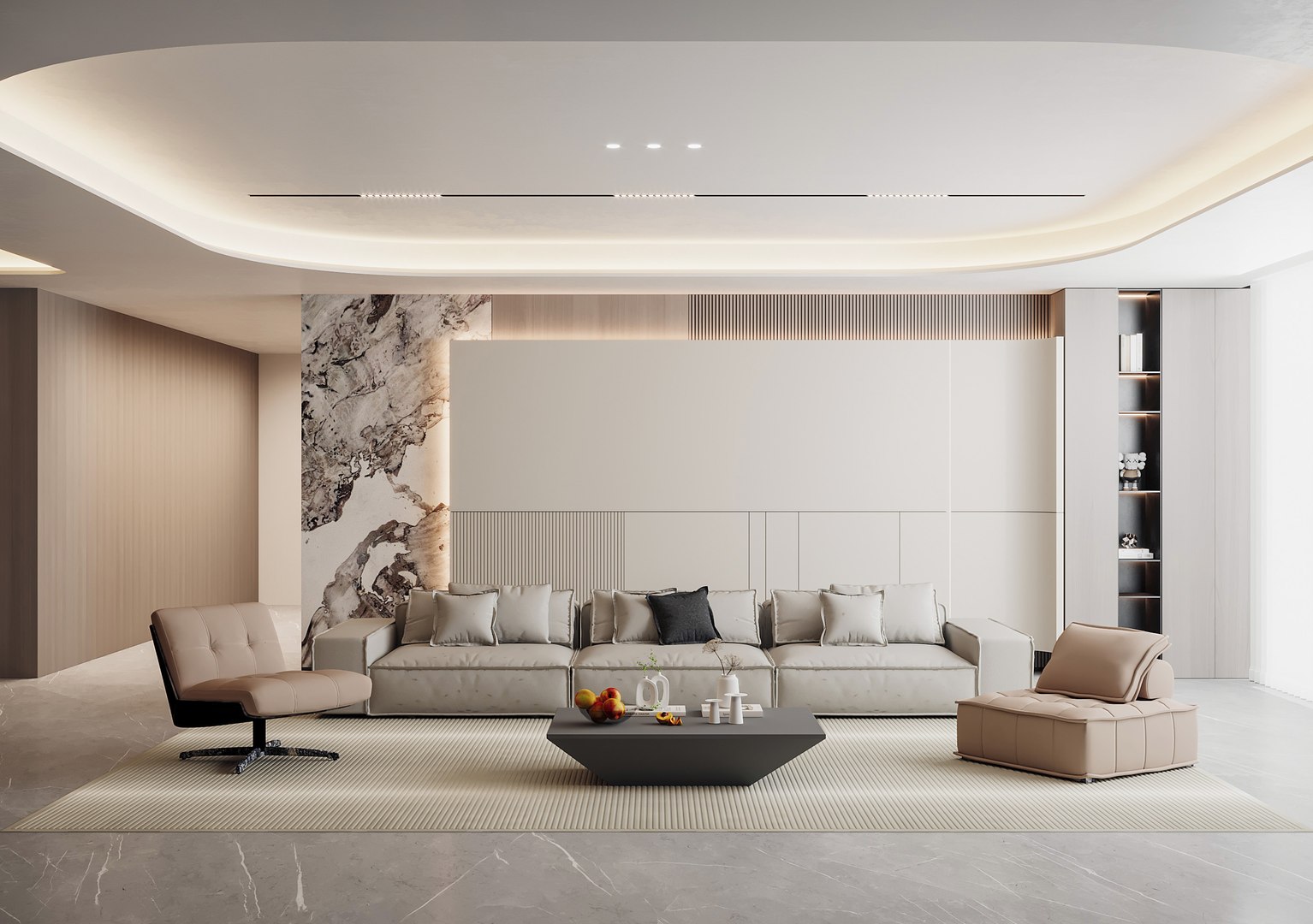 3D Modern Living Room Model - TurboSquid 2296560